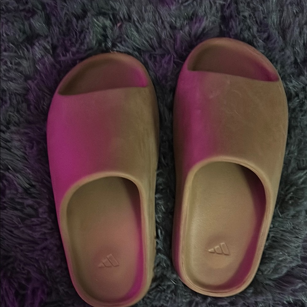 Adidas Brown Slide Sandals